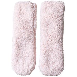 Home Socks - Damessokken - Casual Slaapsokken - Zwangerschapssokken - Antislip Fleecesokken - Home Vloersokken - Roze