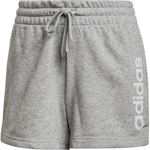 adidas Linear French Terry Shorts Dames - Sportbroeken - grijs - maat XS