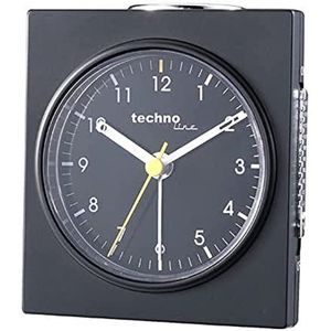Analoge Quarzwecker met Schlummerfunctie - Zwart