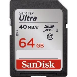 SanDisk Ultra SD Kaart 64GB - Class 10