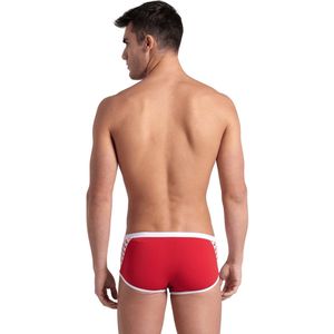 Arena Zwemboxer Icons Low Waist Short Solid Rood/Wit