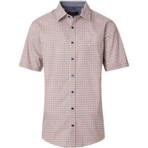 Casa Moda overhemd rood blauw Maat 5XL