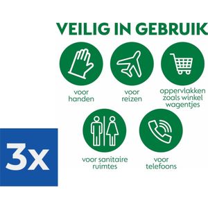 Dettol Hygienische Doekjes 2 in 1 - 12 stuks - Voordeelverpakking 3 stuks