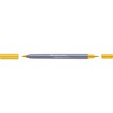 Faber-Castell - Duo aquarelmarker Goldfaber - Napels geel 185 - brush / 0,4mm - FC-164685