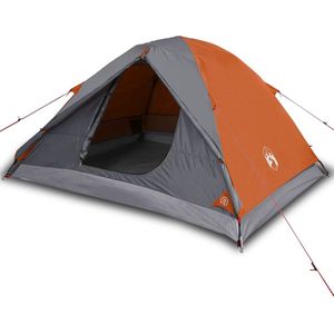 vidaXL-Tent-3-persoons-waterdicht-grijs-en-oranje