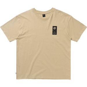 Mystic Pansy Tee - Pale Khaki