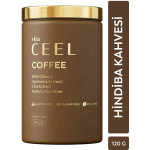 Vita Ceel Coffee Detox Koffie met Hindiba (Cichorei) Oploskoffie - Gymneya - Chia-extract - L-Carnitine voor 30 dagen 120 gr