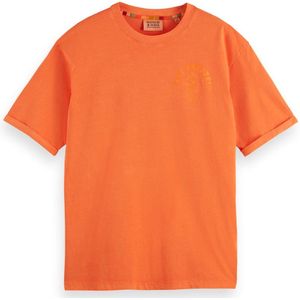Scotch & Soda Garment Dye Artwork T-shirt Heren T-shirt - Maat XXL