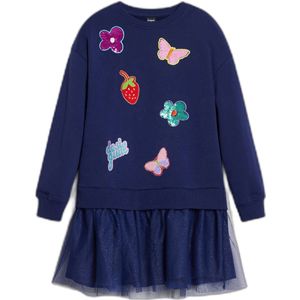 Desigual - Stickers - Meisjesjurk - Kleurrijk - Jerseyjurken