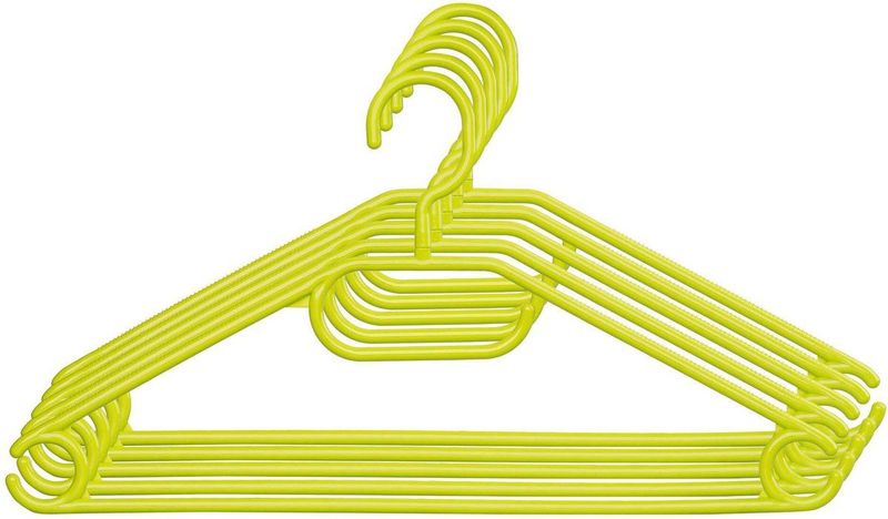 KADAX - Kledinghangers - Groen - 5 Stuks - 360° Draaibare Haak - Antislip