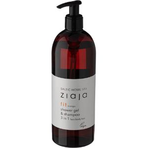 Ziaja 3-in-1 Douchegel & Shampoo | 1x 500 ml - Baltic Home Spa - Fit Mango | Voor Haar, Gezicht en Lichaam