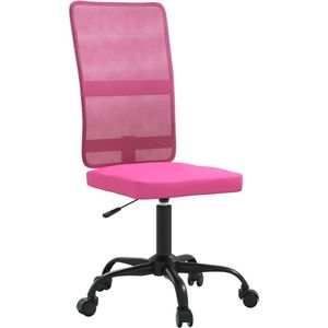 vidaXL-Kantoorstoel-verstelbare-hoogte-mesh-stof-roze