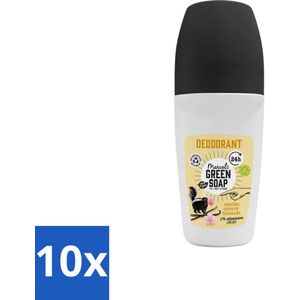 Marcel's Green Soap - Deodorant Roller - Vanilla & Cherryblossom - Langdurige frisheid - 50 ml - Bulkverpakking - 10 stuks