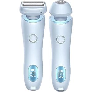 2-in-1 Elektrisch Scheerapparaat voor Dames - Waterdicht, Pijnloos en Draadloos