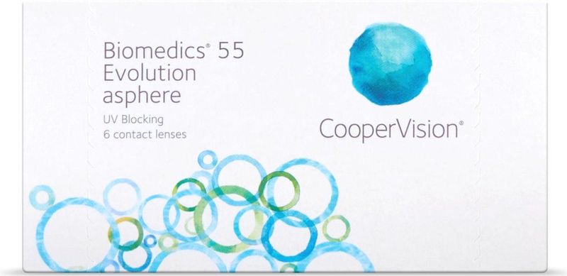 Biomedics - 55 Evolution - Maandlenzen - Ocufilcon D - UV Filter