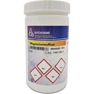 Magnesiumsulfaat - Bitterzout - Epsom zout - 1 kg pot