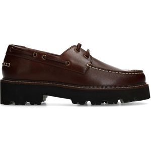 Sacha - Bootschoenen - Bruin - Leren - Chunky Zool