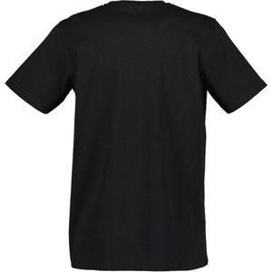 Blue Seven heren shirt - shirt heren korte mouwen - 302804 - zwart met print - maat M
