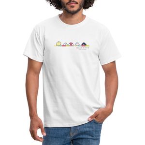 Hello Kitty En Vrienden Achterste T-Shirt Heren