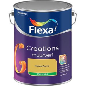 Flexa - Creations Muurverf Extra Mat - Happy Flame - Mengverf - 5 Liter