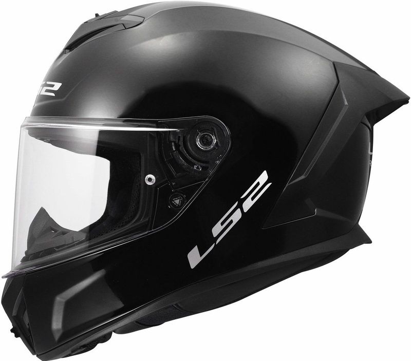 LS2 FF820 Rapid III helm Solid glans zwart XL