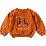 Your Wishes - Puff Sleeve Sweater - Oranje - Meisjesweater