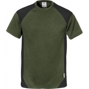 Fristads T-Shirt 7046 Thv - Legergroen/zwart - 2XL