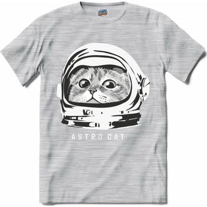 Astro Cat | Honden - Dogs - Hond - T-Shirt - Unisex - Donker Grijs - Gemêleerd - Maat 4XL
