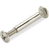 Set van 2 - Verbindingsschroeven - Staal - Verzinkt - M4 - Ø 5 mm - 31 - 40 mm