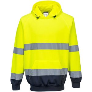 Portwest - B316 - Sweatshirt met Capuchon - Geel/Marine