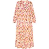 usha FESTIVAL Blousejurk  beige / oranje / pink / magenta