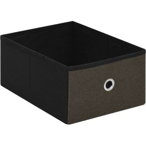 vidaXL Opbergbank Donkerbruin - 76x38x38 cm Opbergbank - Halbank - Bankschikken - Meubilair - Donkere Kleuren