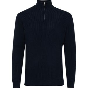 BACCA Pullover with half zipper Navy (TRKWHE084 - 803)