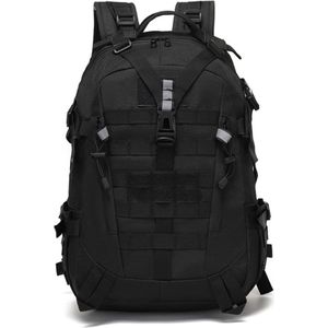 MIRO Rugzak - Backpack - Multifunctioneel - Grote Capaciteit - 40 Liter - Extra Ventilatie - Waterdicht - Oxford - Zwart