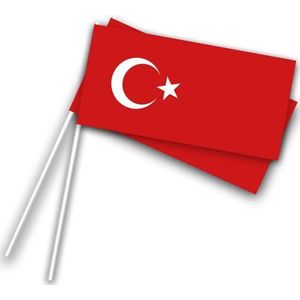 Vlag Turkije (50 stuks)