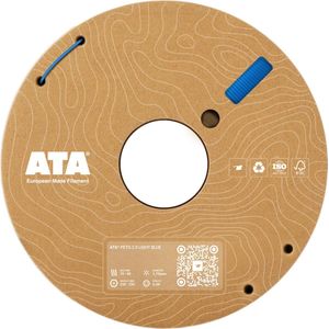 ATA® PETG 2.0 Light Blue - PETG 3D Printer Filament - 1.75mm - 1 KG PETG Spool - Diameter Consistency Insights (DCI) - European Made Filament