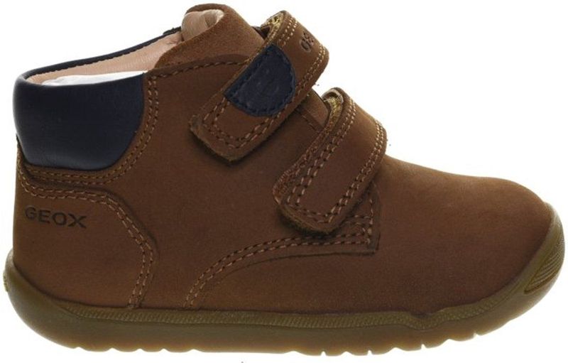 Geox B Macchia Boy C Sneakers voor babyjongens, maat 19 EU, bruin, 19 EU
