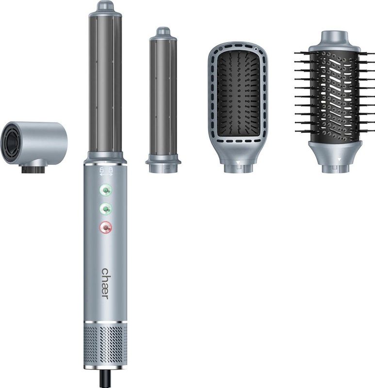 Chaer - Multistyler Pro - Föhn en Multistyler - Light Blue - 5 Opzetstukken