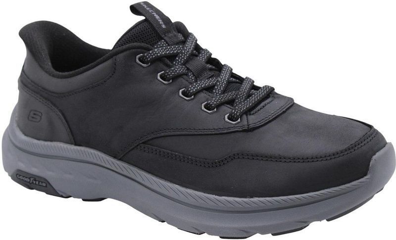 Skechers - Pollard Brax - Instapper - Zwart - Maat 47