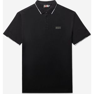 AB Lifestyle - Triple Coloured Polo | Jet Black - Heren - Maat: M