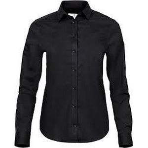 Tee Jays Women´s Stretch Luxury Shirt TJ4025 - Black - XS