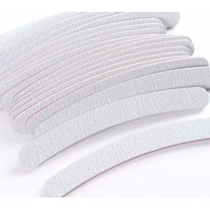 Nagelvijl Wit Banaan 100/180 GIT - Grof /Zachte vijl - High Quality - Professionele markt