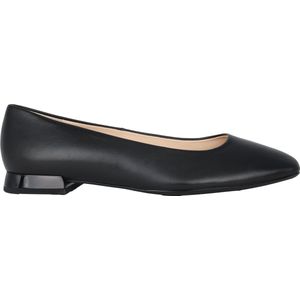 Högl - Squared 10 - dames ballerina - zwart - leer