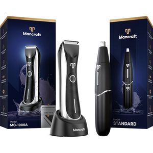 Mancraft - Bodygroomer - Waterdicht - Trimmer voor Lichaam en Schaamstreek - Met Neustrimmer