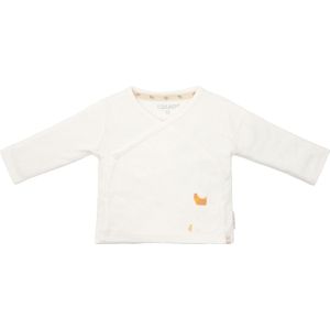 Little Dutch-T-shirt overslag lange mouw- Off White