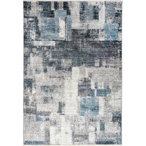 Lalee Medellin | Modern Vloerkleed Laagpolig | Silver Blue | Tapijt | Karpet | Nieuwe Collectie 2024 | Hoogwaardige Kwaliteit | 200x290 cm