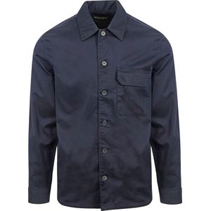 Marc O'Polo - Overshirt Twill Navy - Heren - Maat XL - Regular-fit