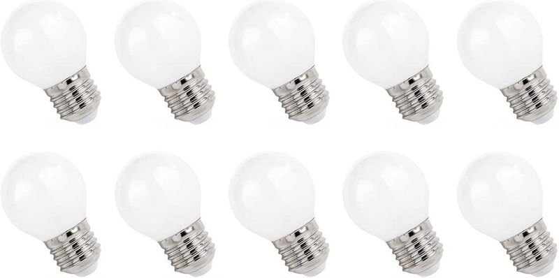 Spectrum - LED Lamp - E27 - 1W - 230V - 100 Lumen - 4000K Neutraal Wit - 10 Stuks