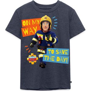Brandweerman Sam™ Onderweg Om De Dag Te Redden Premium T Shirt Kinderen