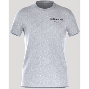 Björn Borg - Essential 1 - T-shirt - Lichtgrijs - 100% Katoen - Sportshirt